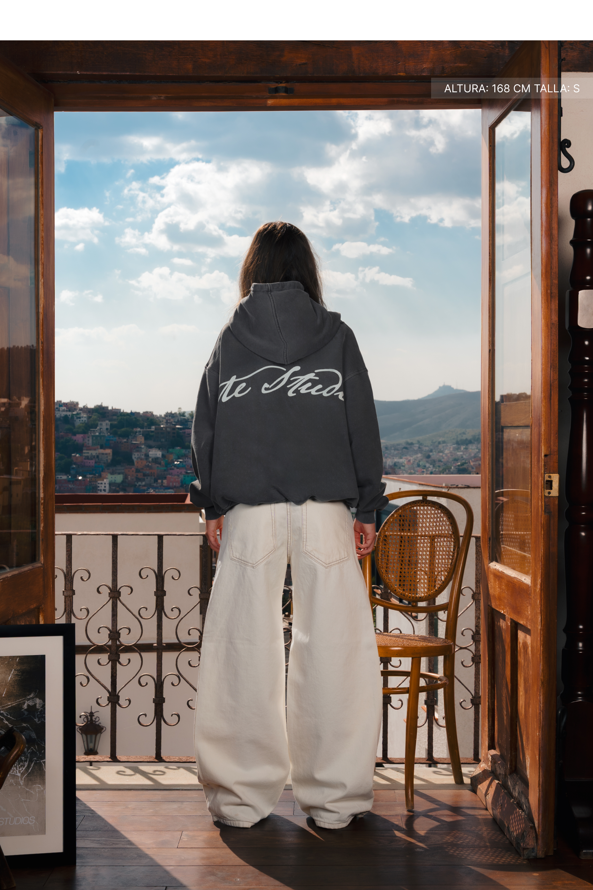 Fate Studios Hoodie Washed Grey