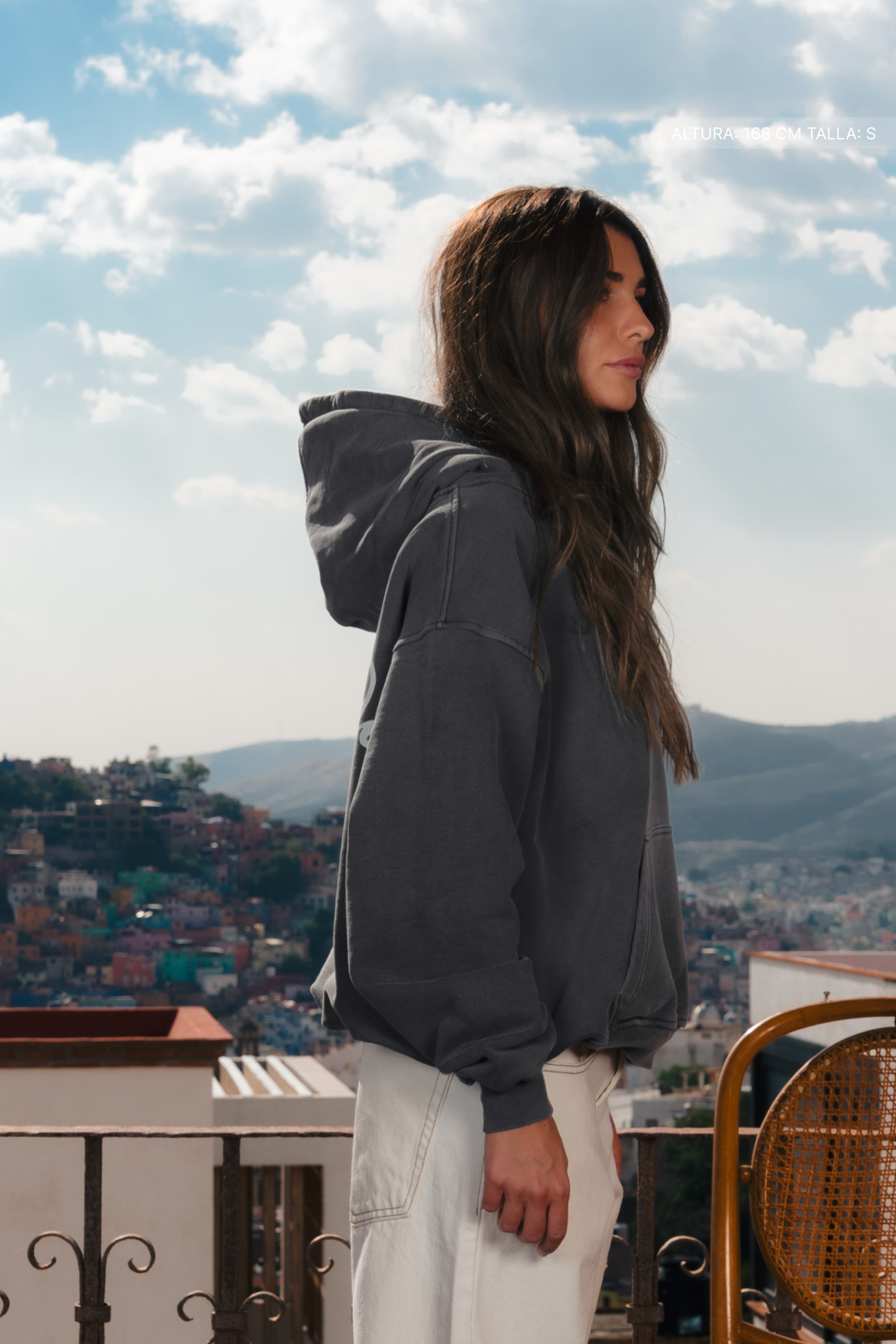 Fate Studios Hoodie Washed Grey