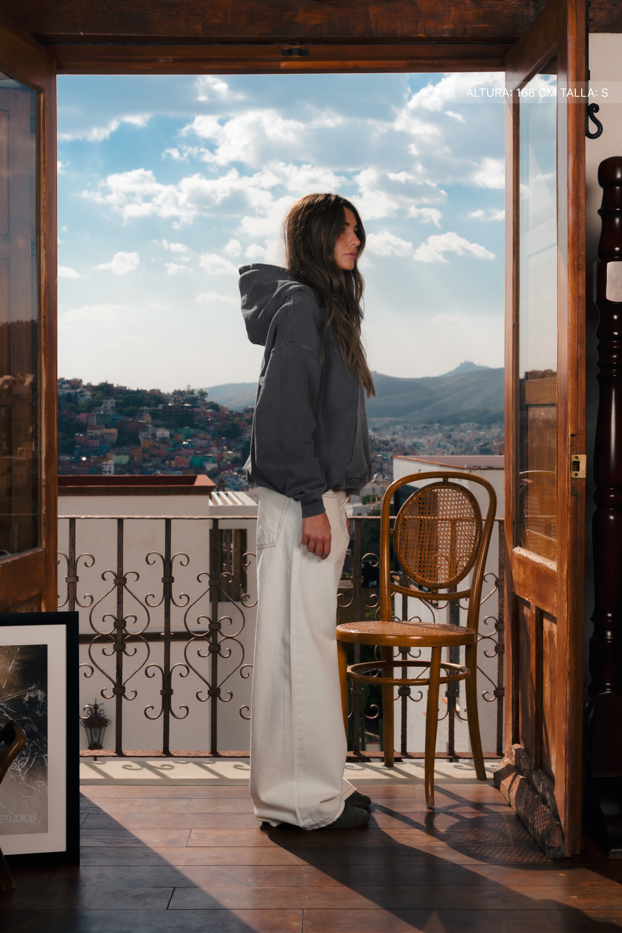 Fate Studios Hoodie Washed Grey