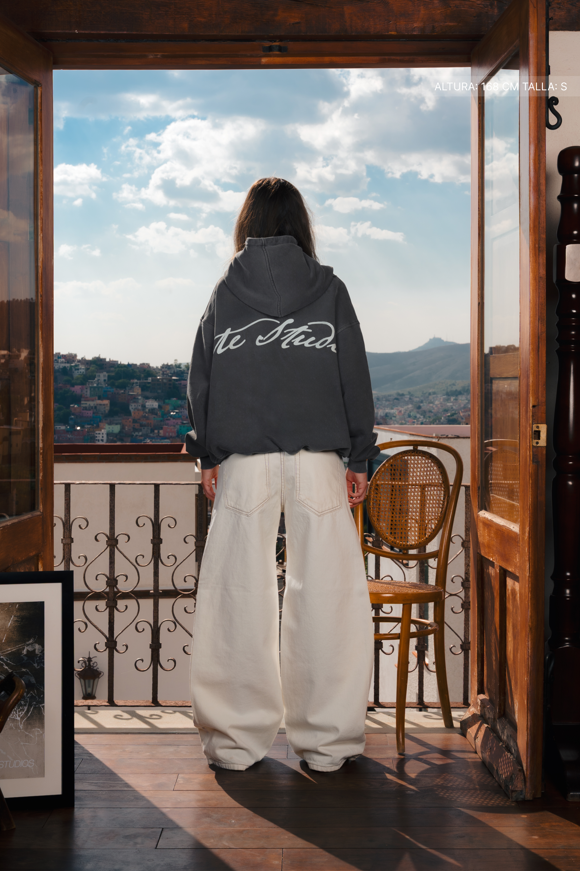 Fate Studios Hoodie Washed Grey