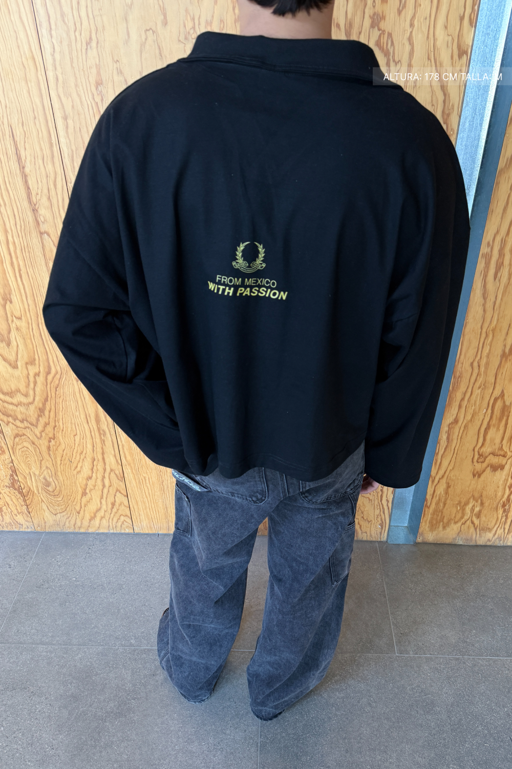 F & CO Longsleeve Polo Black