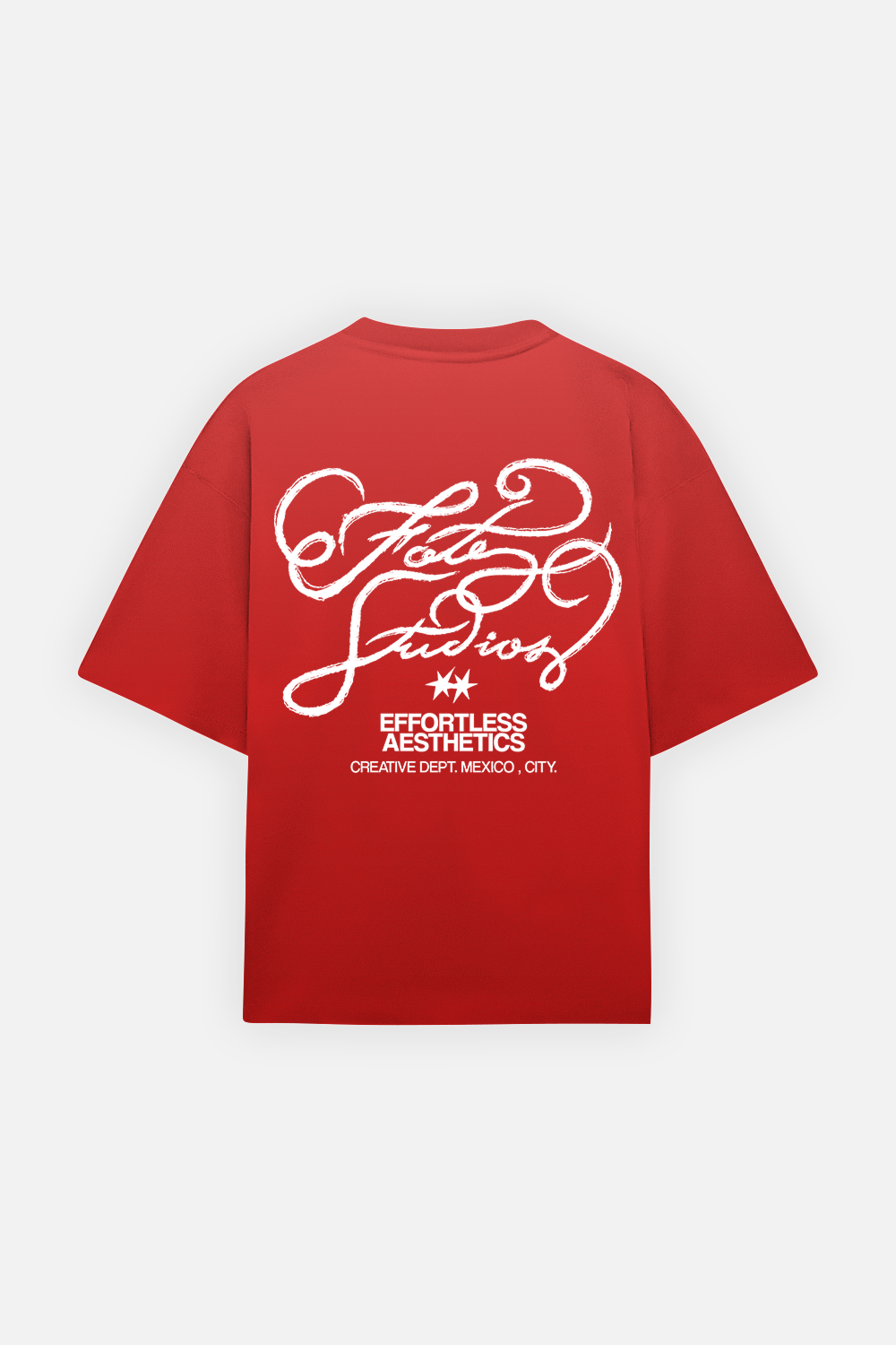 Fate Chalk Effortless Aesthetics Tee Faded Red