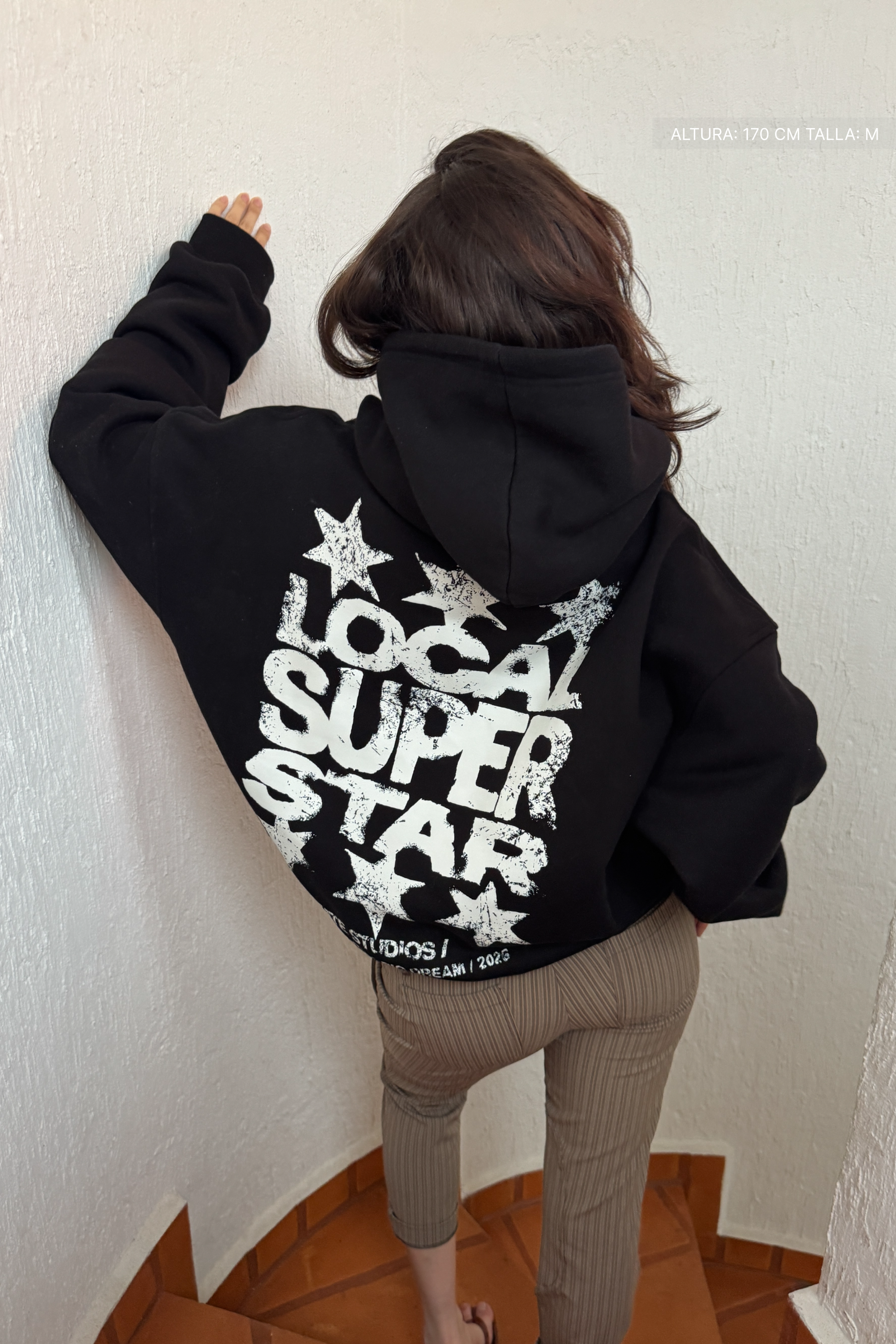 Local Super Star Hoodie Vantablack