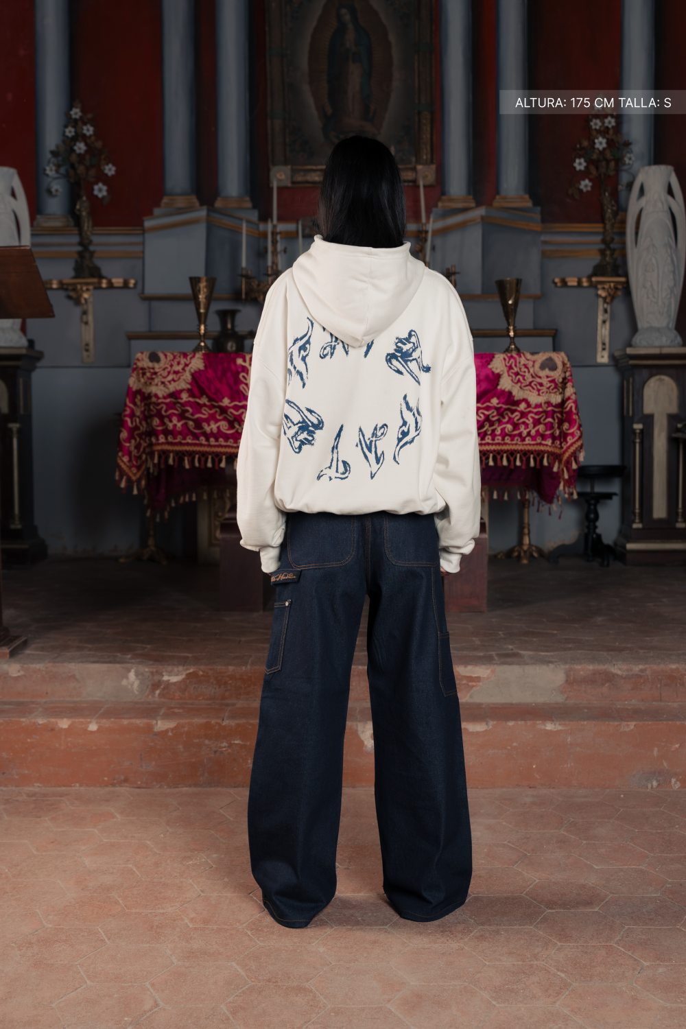 Fate Goth Hoodie Ivory