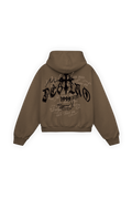 Fate Goth Hoodie Mocha Brown
