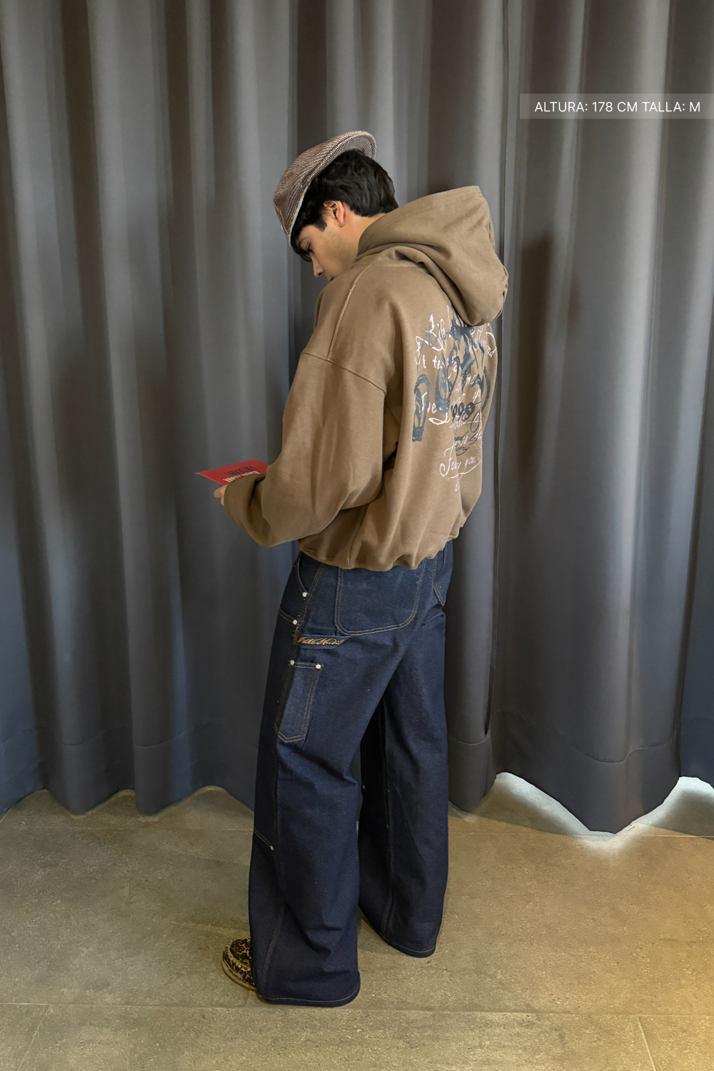 Fate Goth Hoodie Mocha Brown