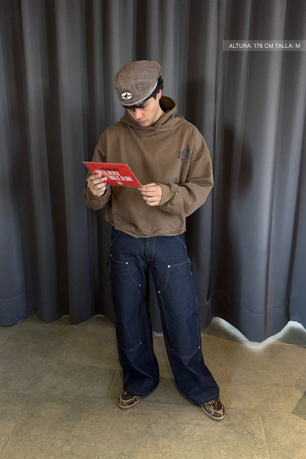 Fate Goth Hoodie Mocha Brown