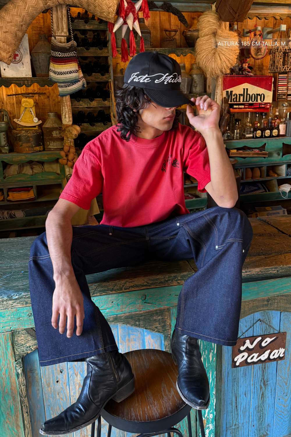 Fate Goth Tee Faded Red