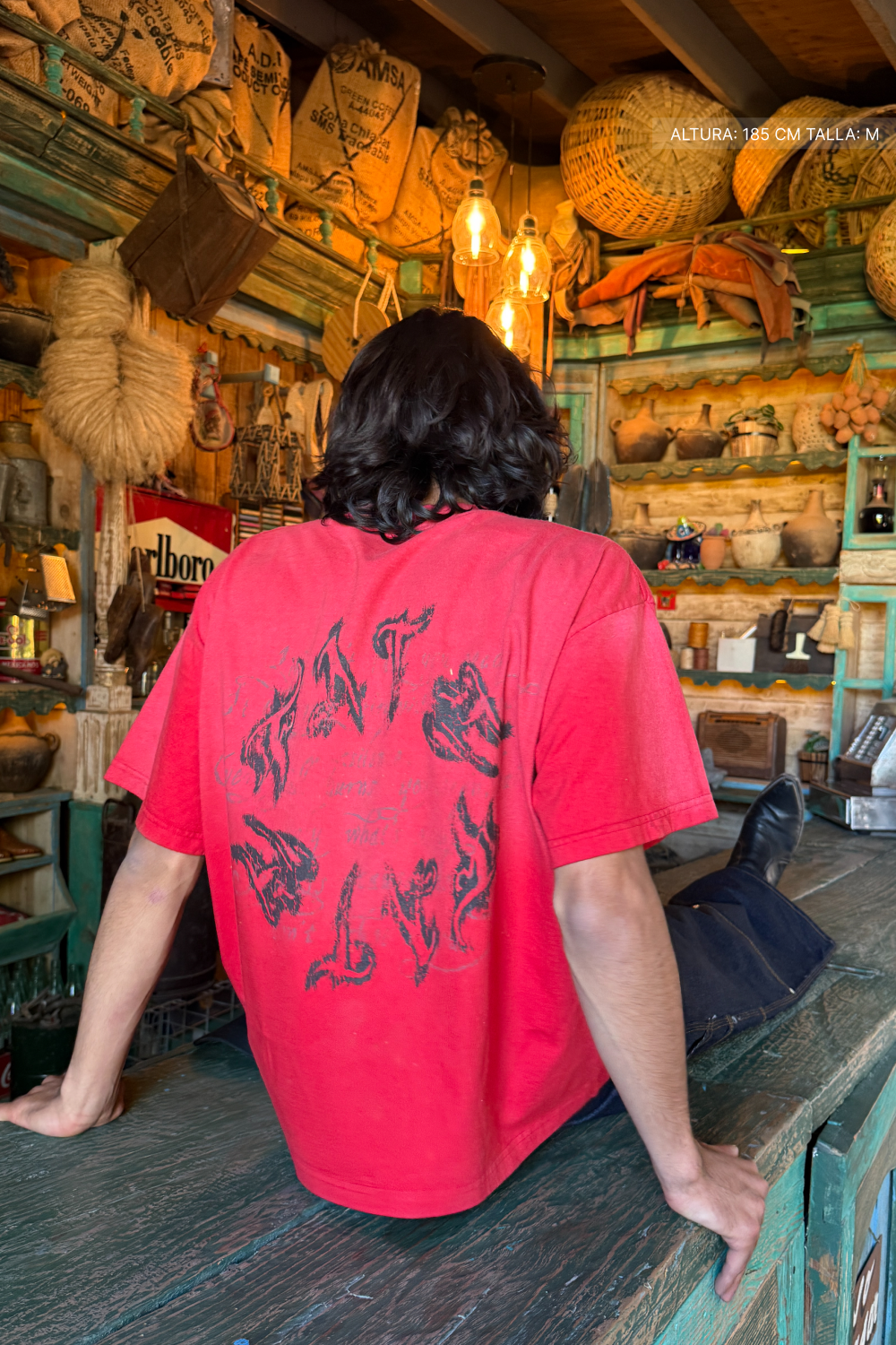 Fate Goth Tee Faded Red