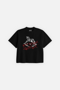 Fate Rodeo Noir Crop Tee Black