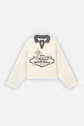 Welcome To Fate Studios Longsleeve Polo Ivory