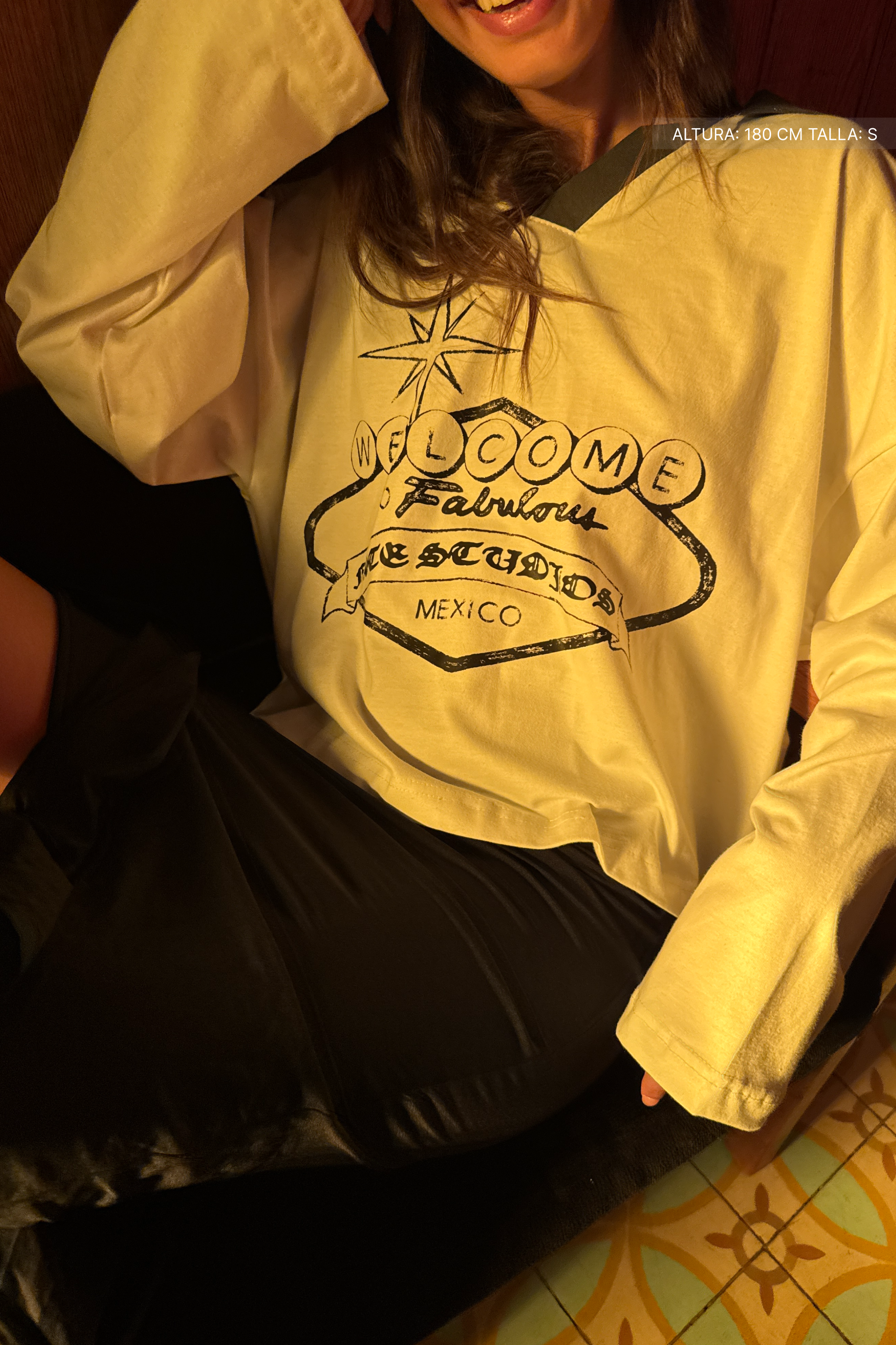 Welcome To Fate Studios Longsleeve Polo Ivory