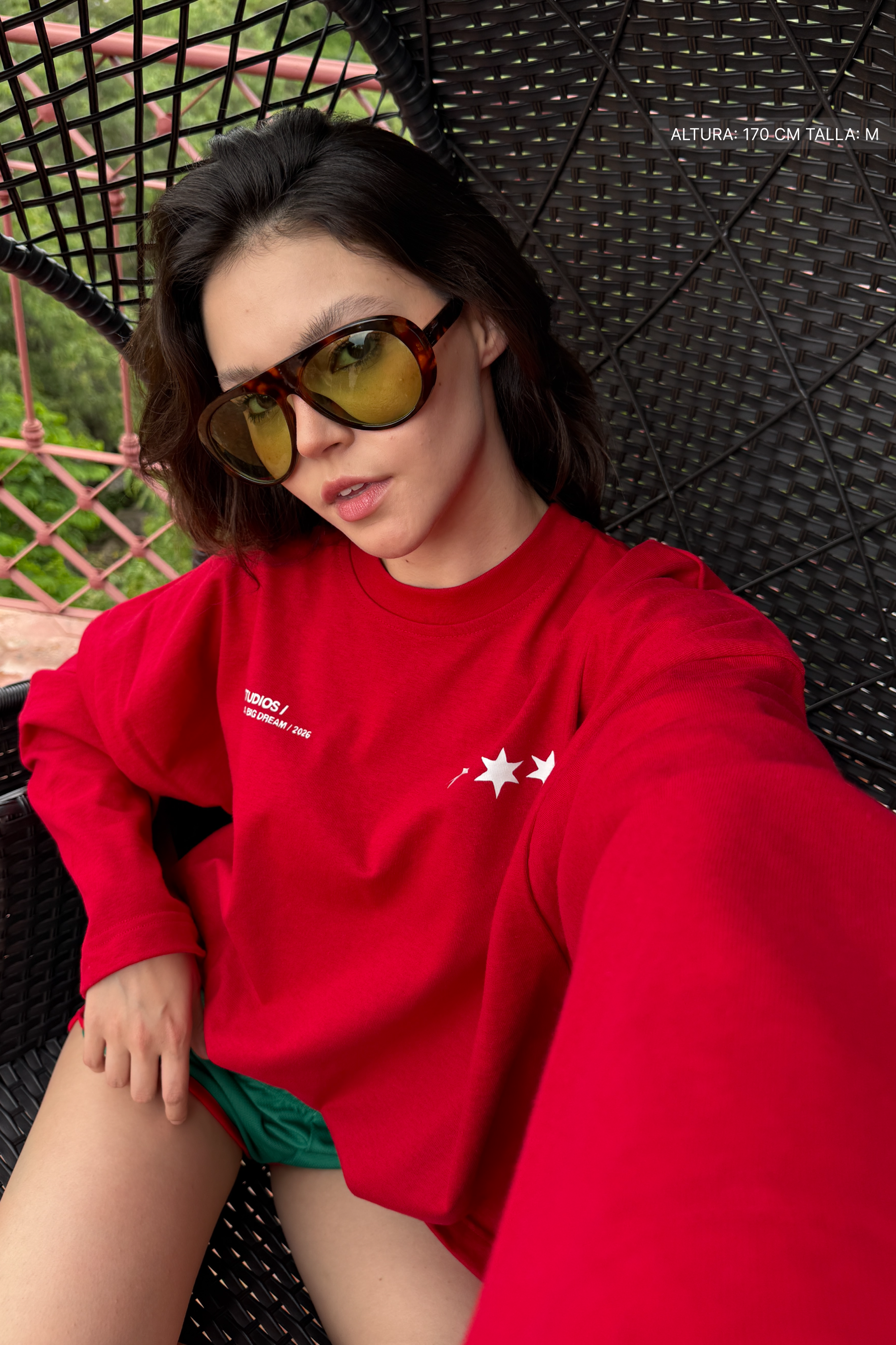 Local Super Star Longsleeve Red