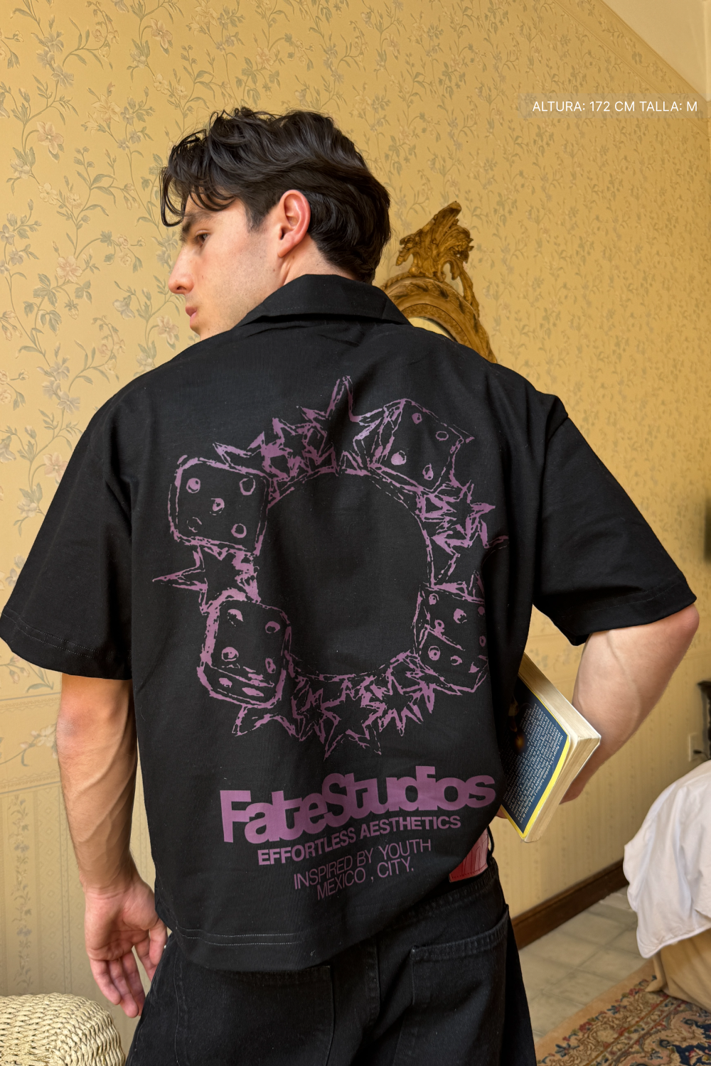 Fate Studios Dice And Sparks Polo Black