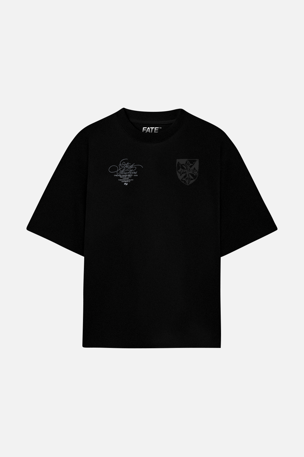Fate Studios Emblem Tee Black & Black