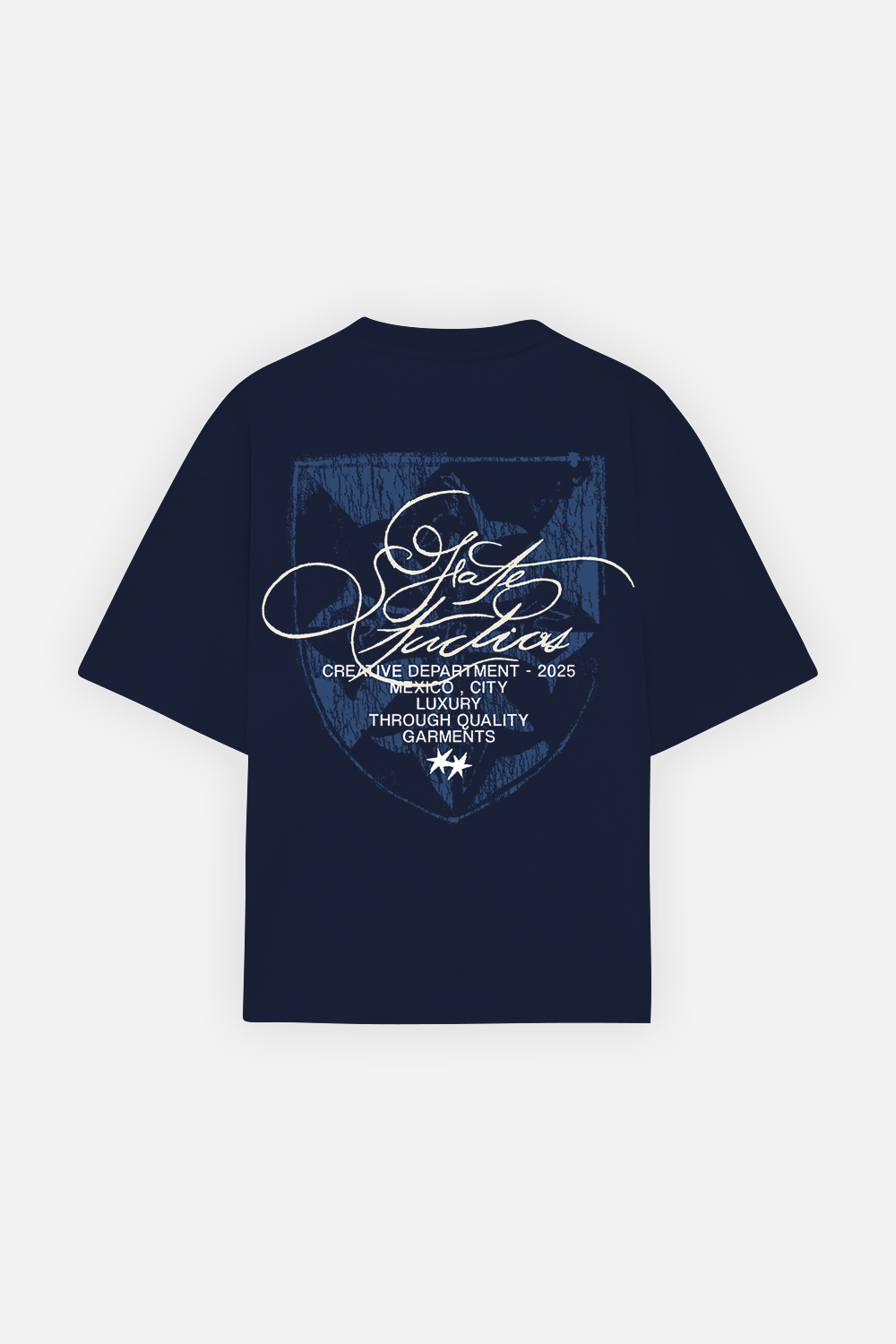 Fate Studios Emblem Tee Navy Blue – FATE