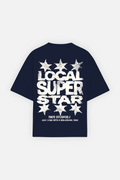 Local Super Star Tee Navy Blue