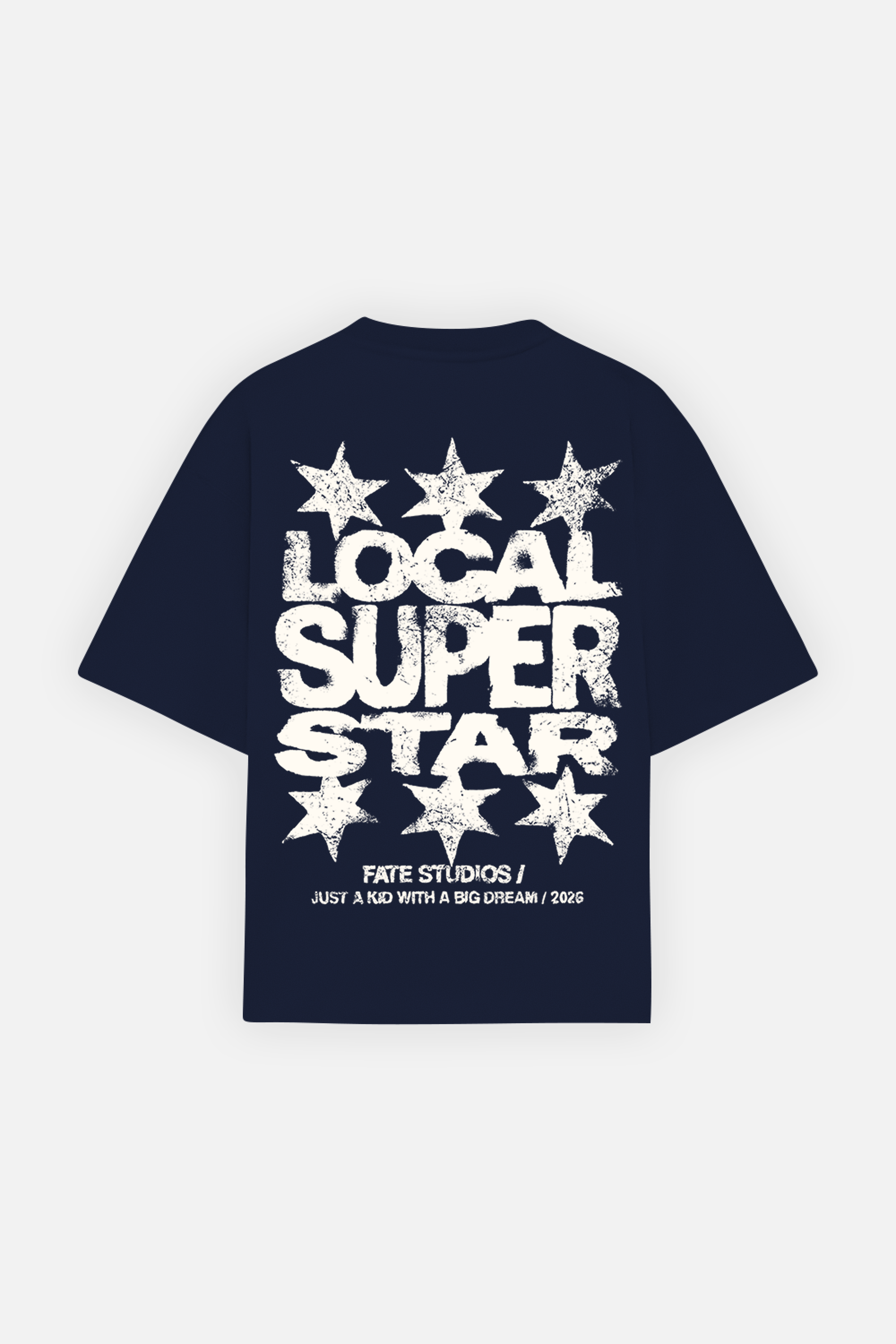 Local Super Star Tee Navy Blue