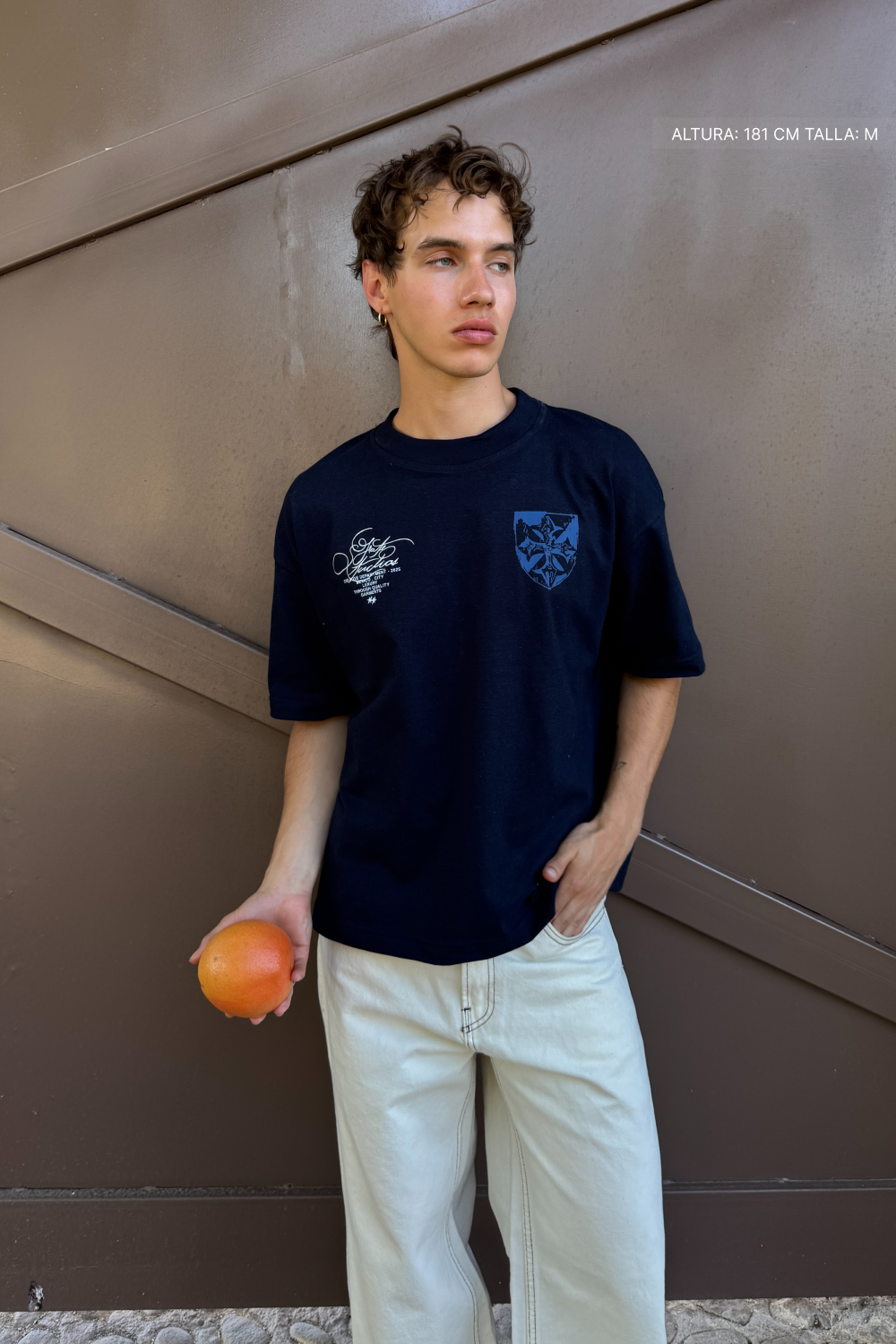 Fate Studios Emblem Tee Navy Blue