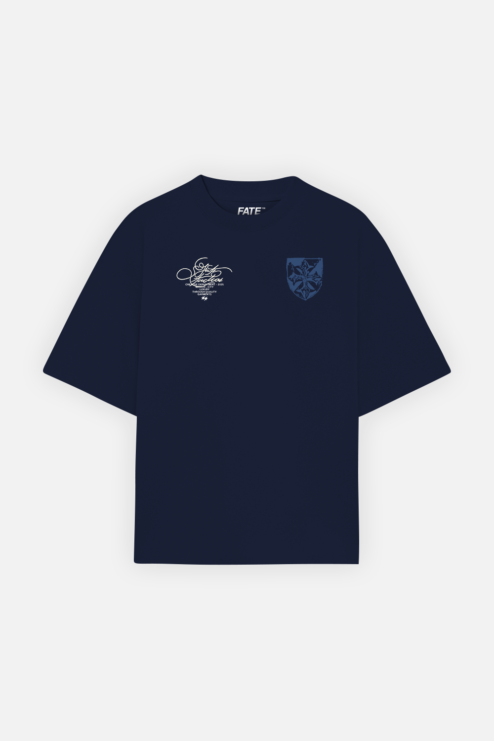 Fate Studios Emblem Tee Navy Blue