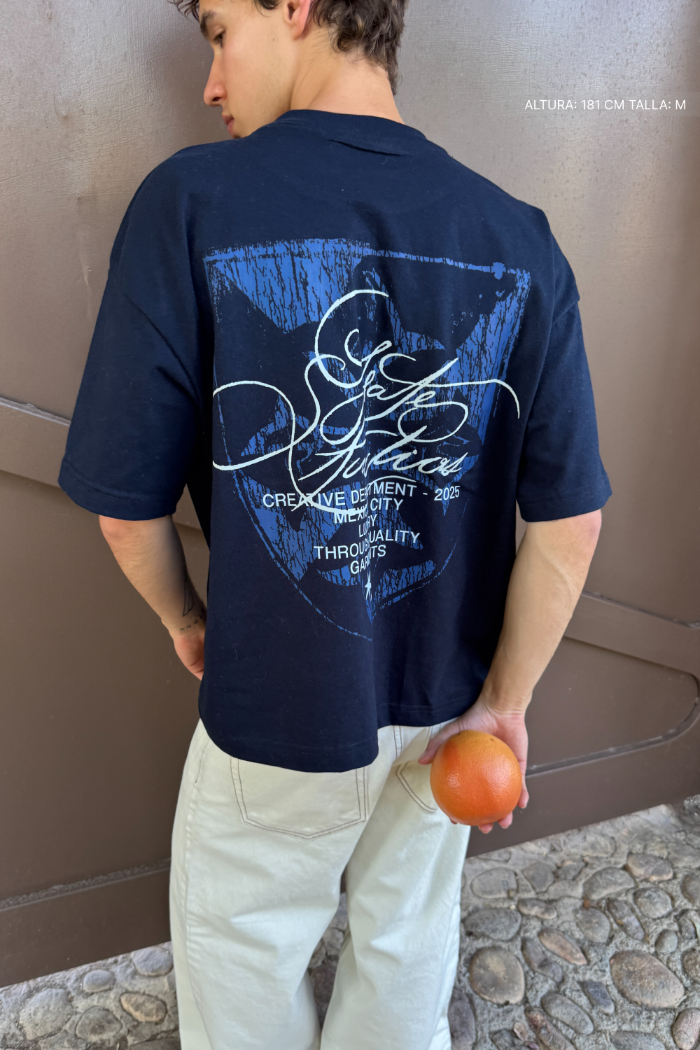 Fate Studios Emblem Tee Navy Blue