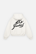 Fate Studios Letterscript Hoodie Ivory