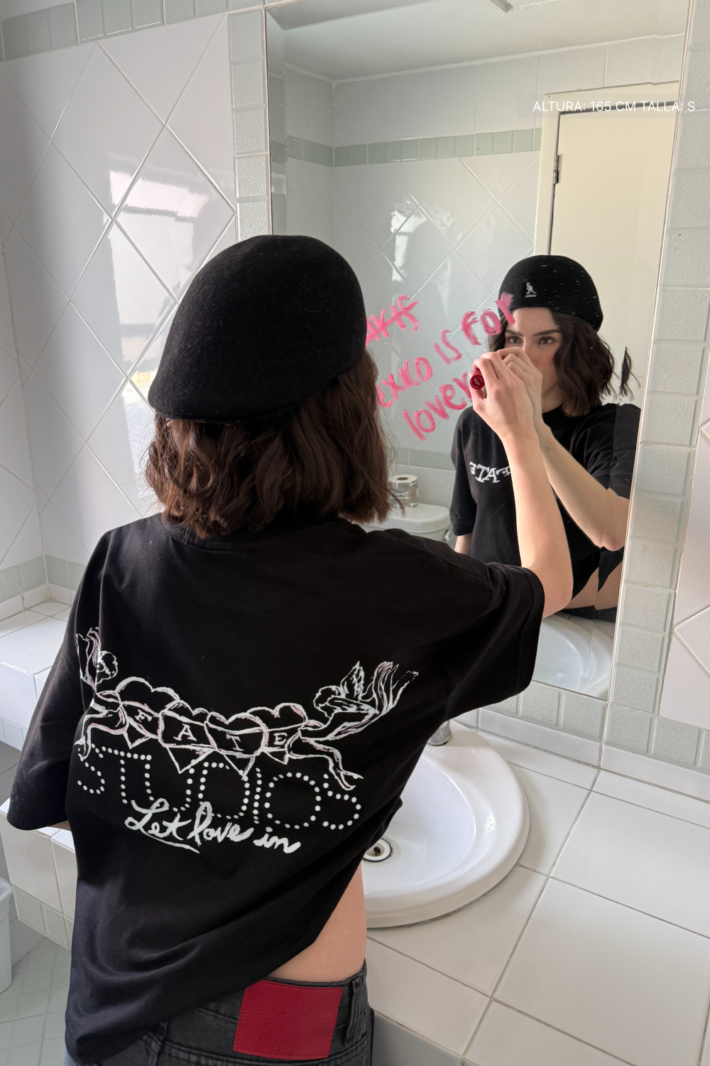 Fate Studios Let Love In Tee Black
