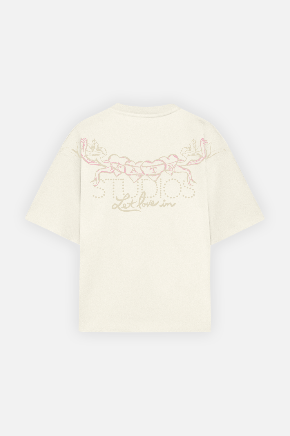 Fate Studios Let Love In Tee Ivory