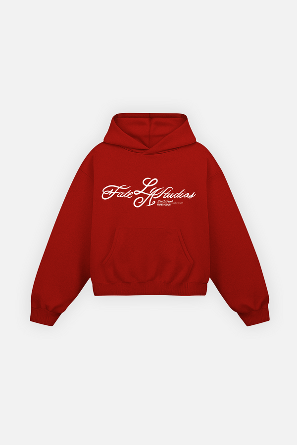 Fate Studios Lost Angels Hoodie Cherry Red