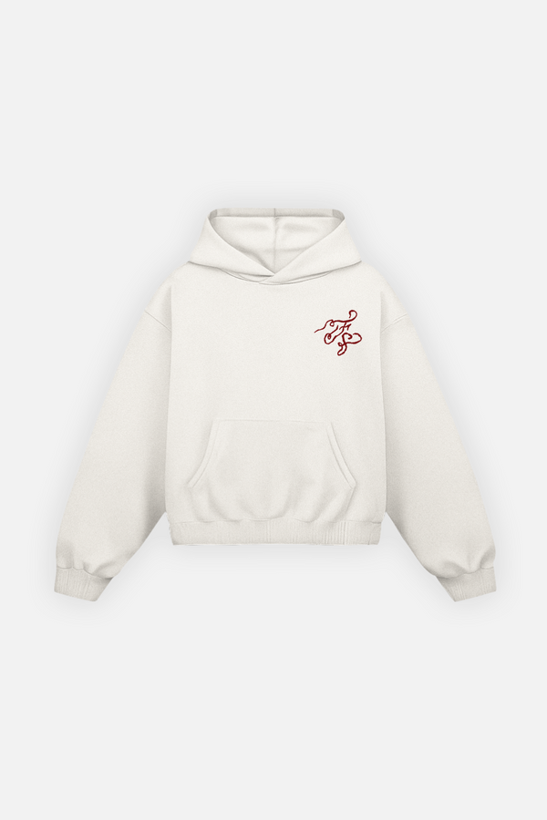 Fate Studios Scrip Hoodie Ivory
