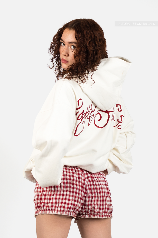 Fate Studios Scrip Hoodie Ivory