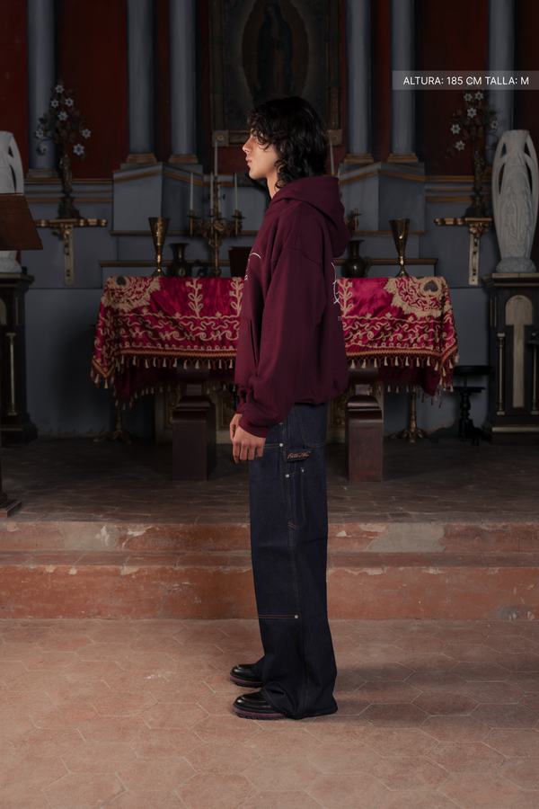 Fate Studios Emblem Hoodie Burgundy