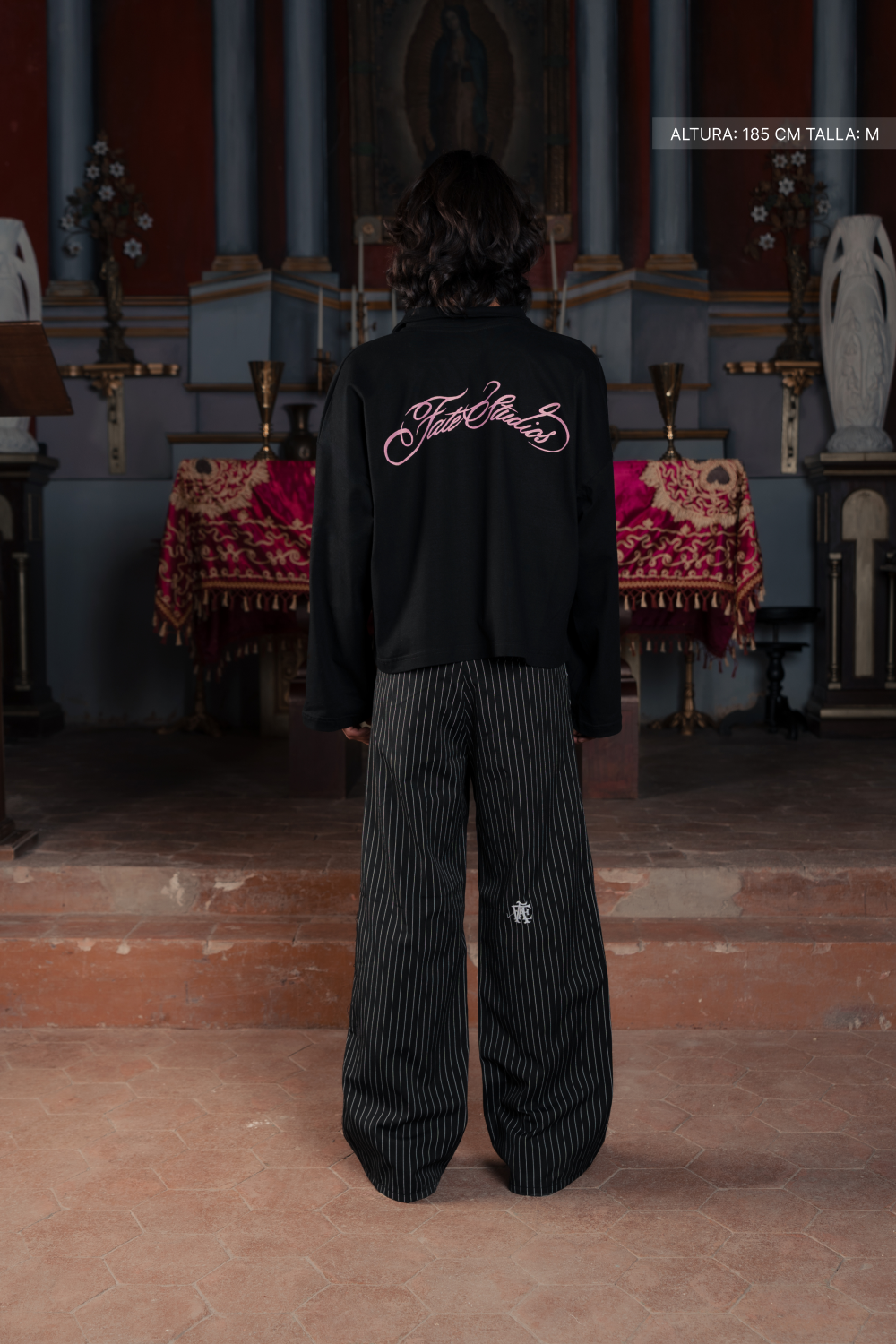 Fate Studios Script Longsleeve Polo Black