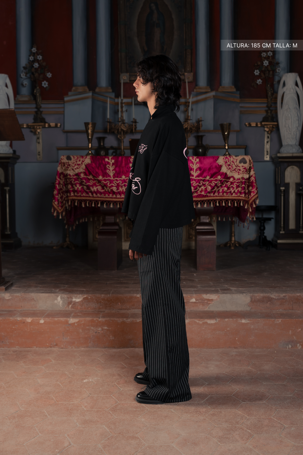 Fate Studios Script Longsleeve Polo Black