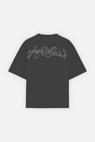 Fate Studios Script Tee Oxford Grey