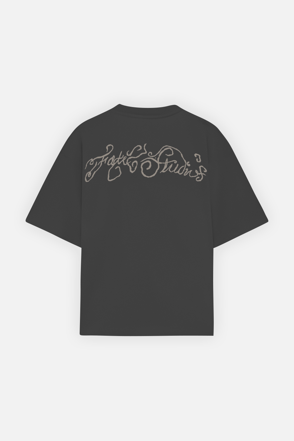 Fate Studios Script Tee Oxford Grey