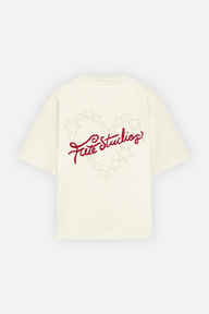 Fate Studios Sparks Heart Tee Ivory