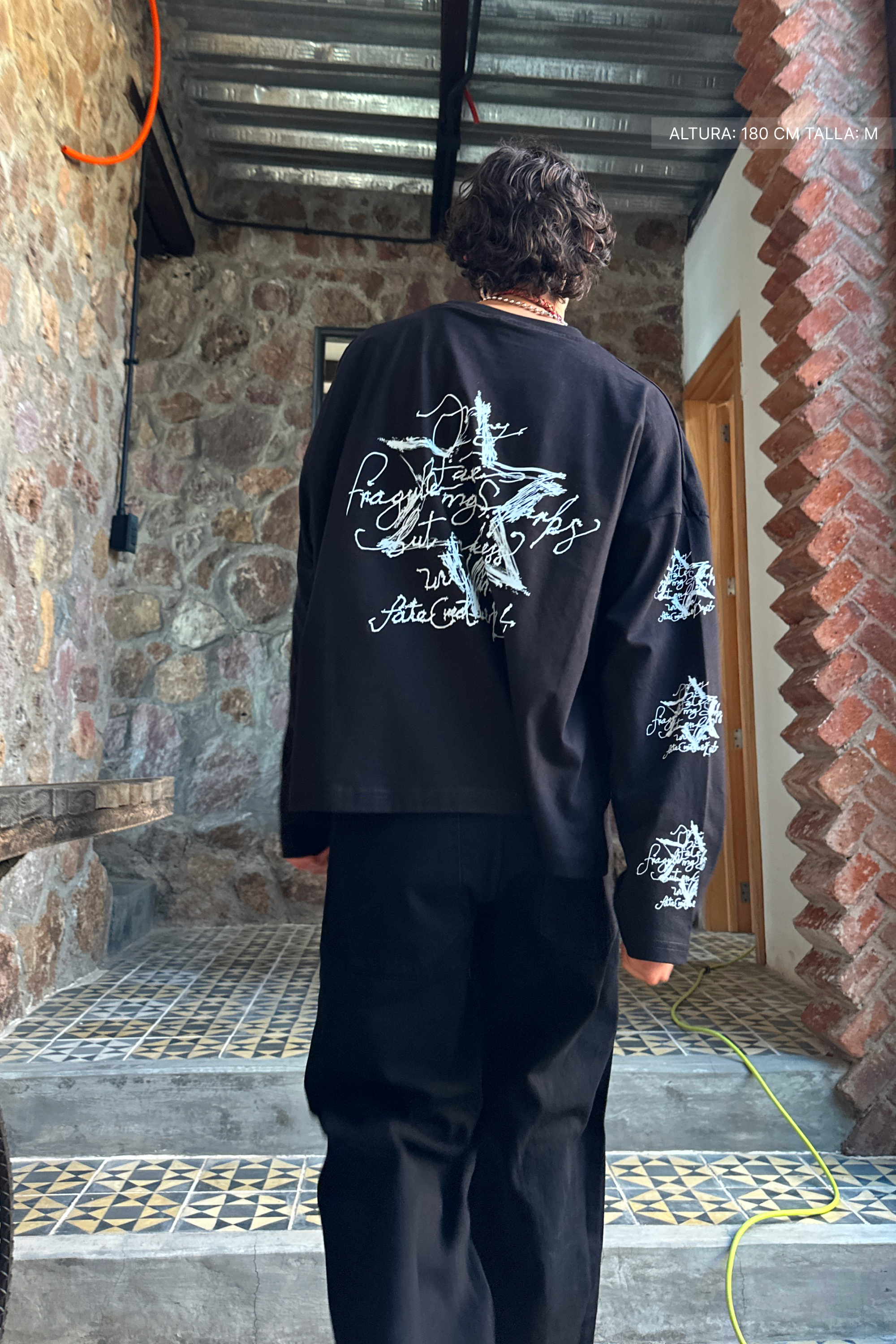 Fragile my Sparks Longsleeve Black