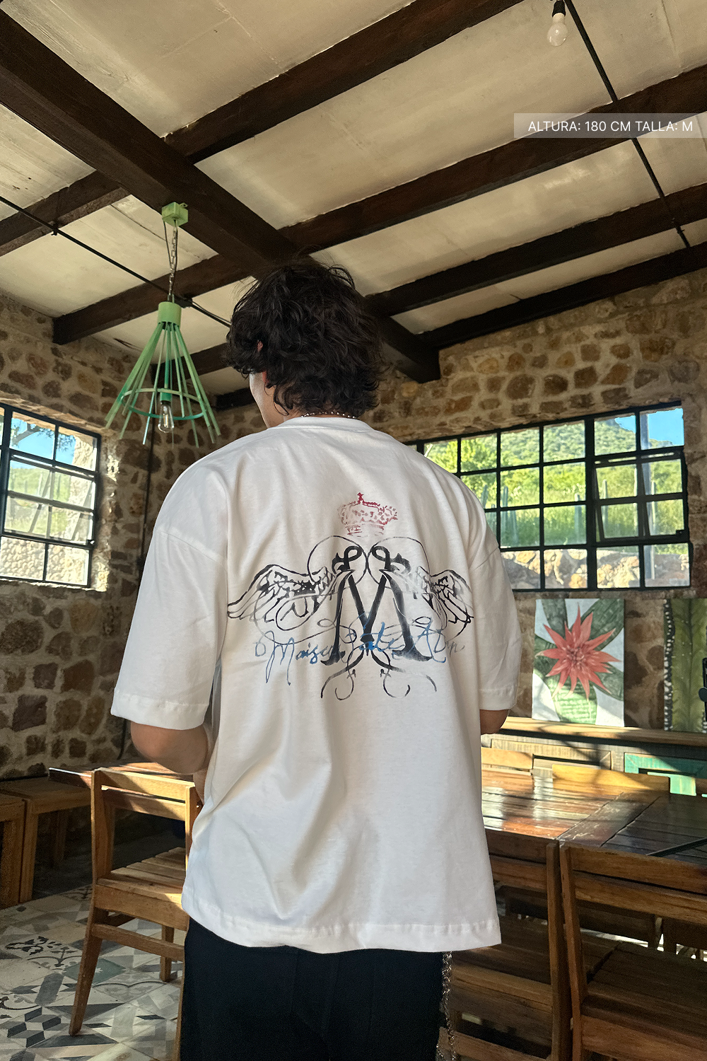 Maison Wings Tee Ivory