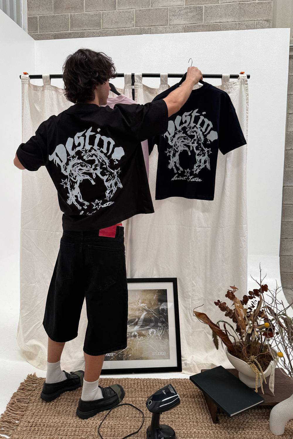 Saint Horses Tee Black