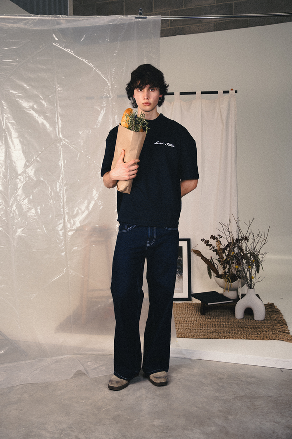 Saint Horses Tee Navy Blue