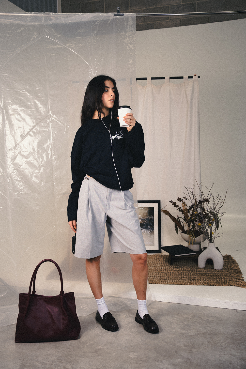 F Stars Longsleeve Navy Blue