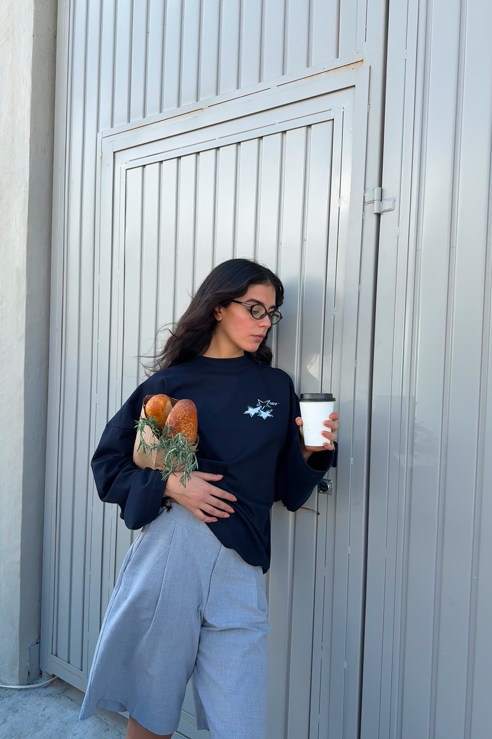 F Stars Longsleeve Navy Blue