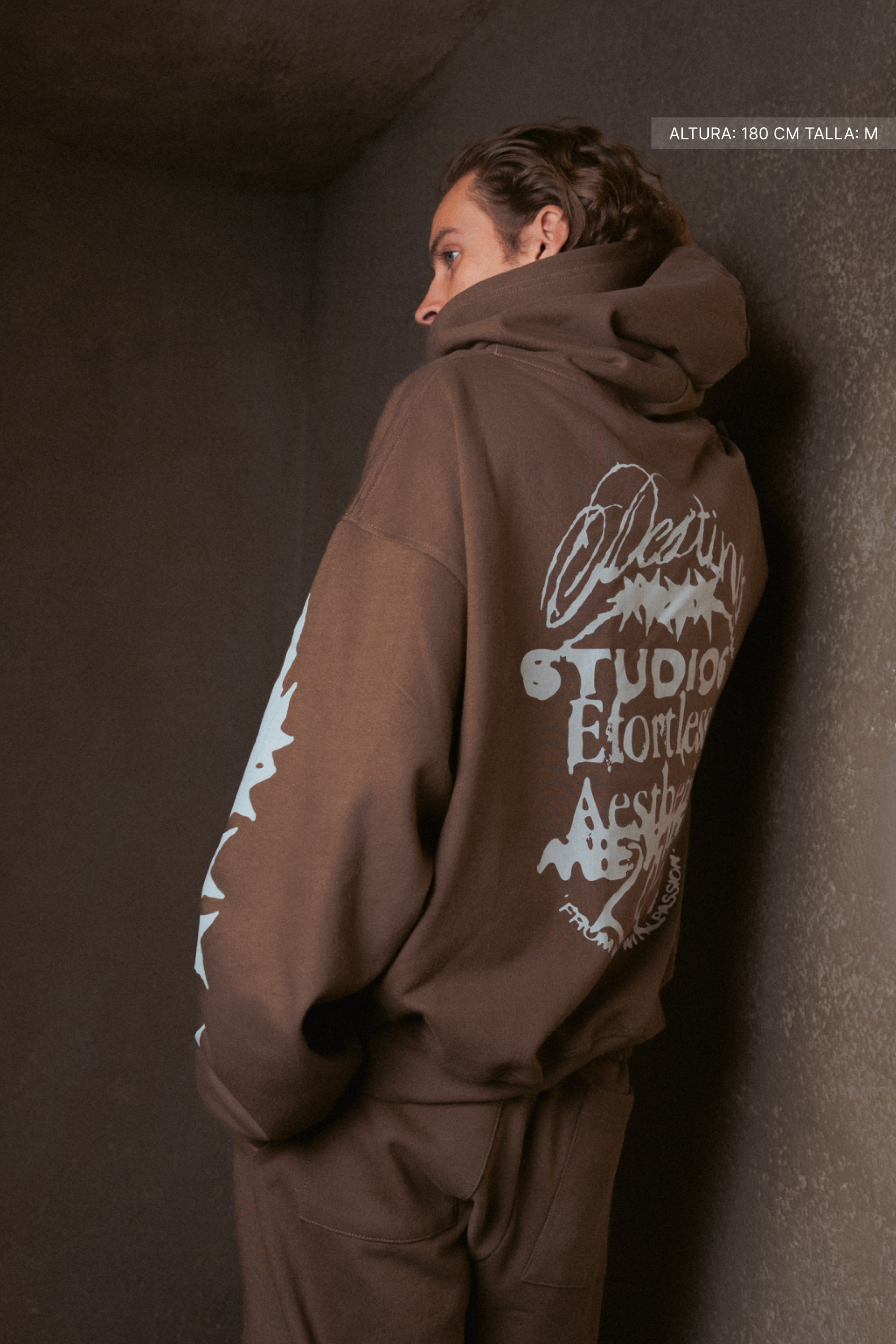 Four Sparks Hoodie Mocha Brown