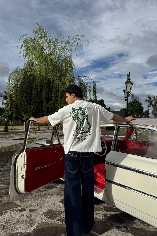 Shut Up Cowboy Tee Ivory