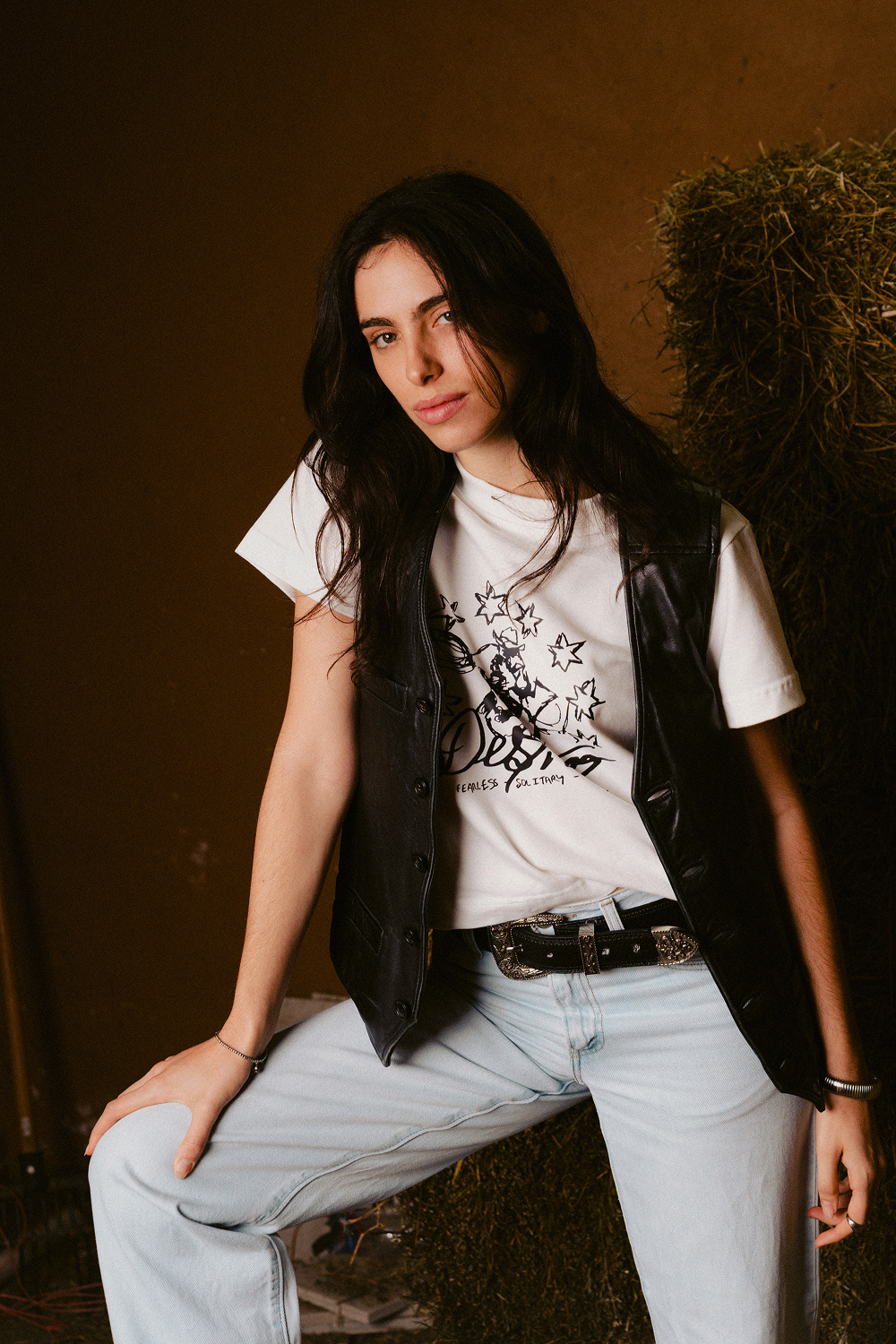 Starboy Crop Tee Ivory