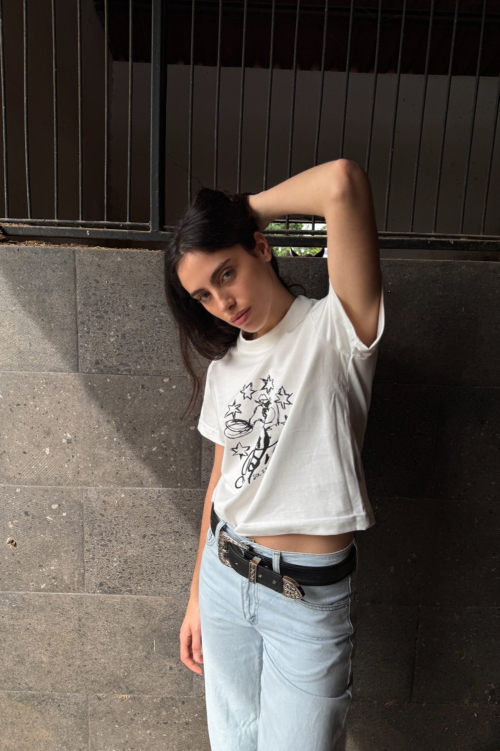 Starboy Crop Tee Ivory