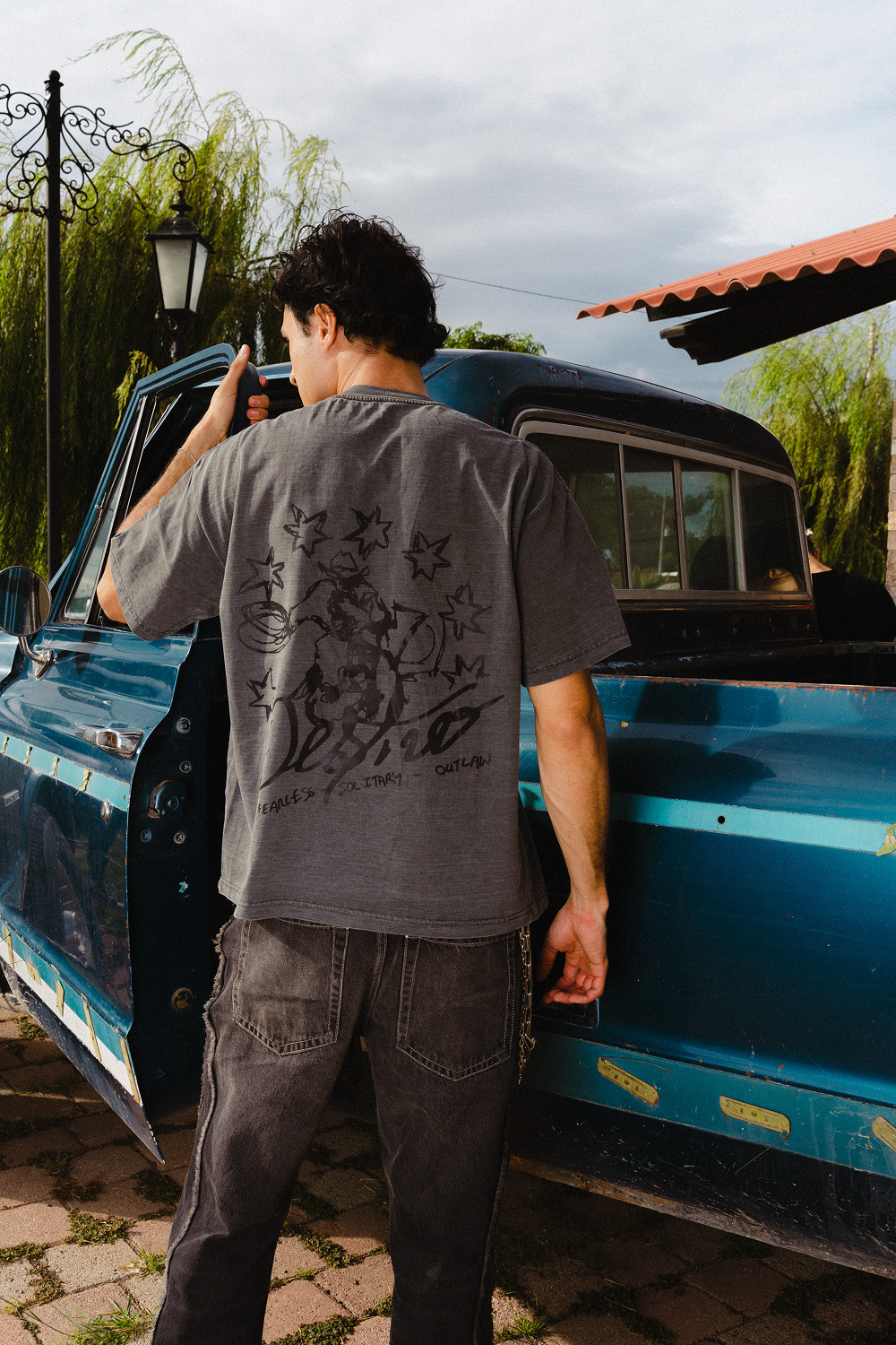 Starboy Tee Washed Grey