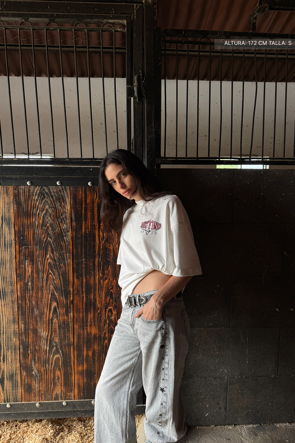 Long Horns Tee Ivory