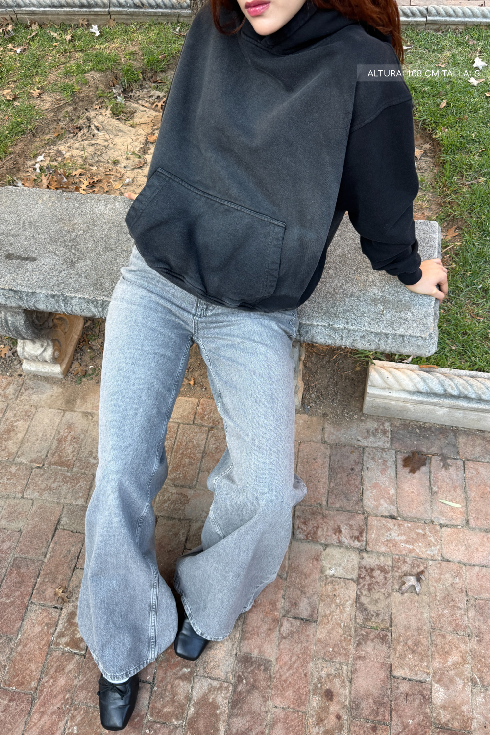 Gothic Sparks Hoodie Faded Black